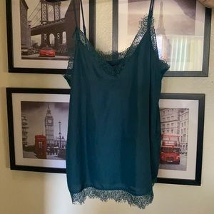 Lace spaghetti strap